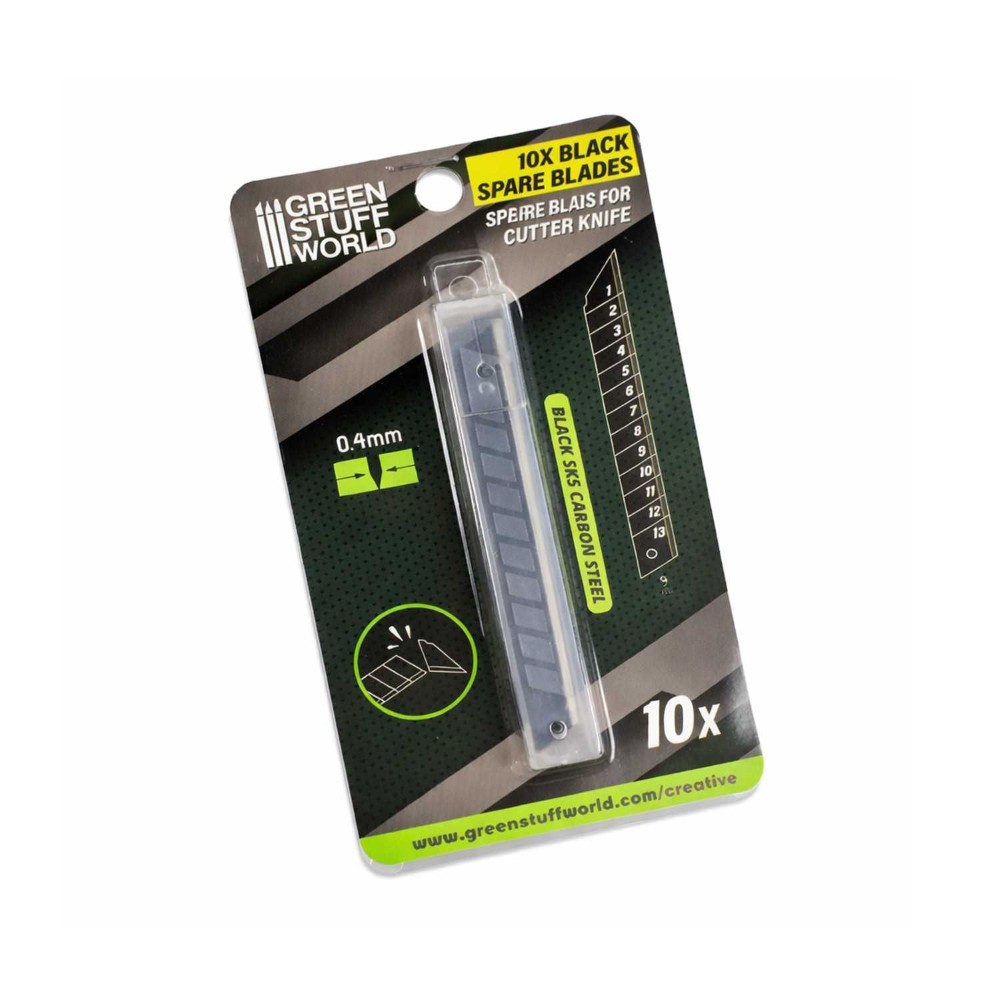 Csere fekete pengék 9 mm Green Stuff World